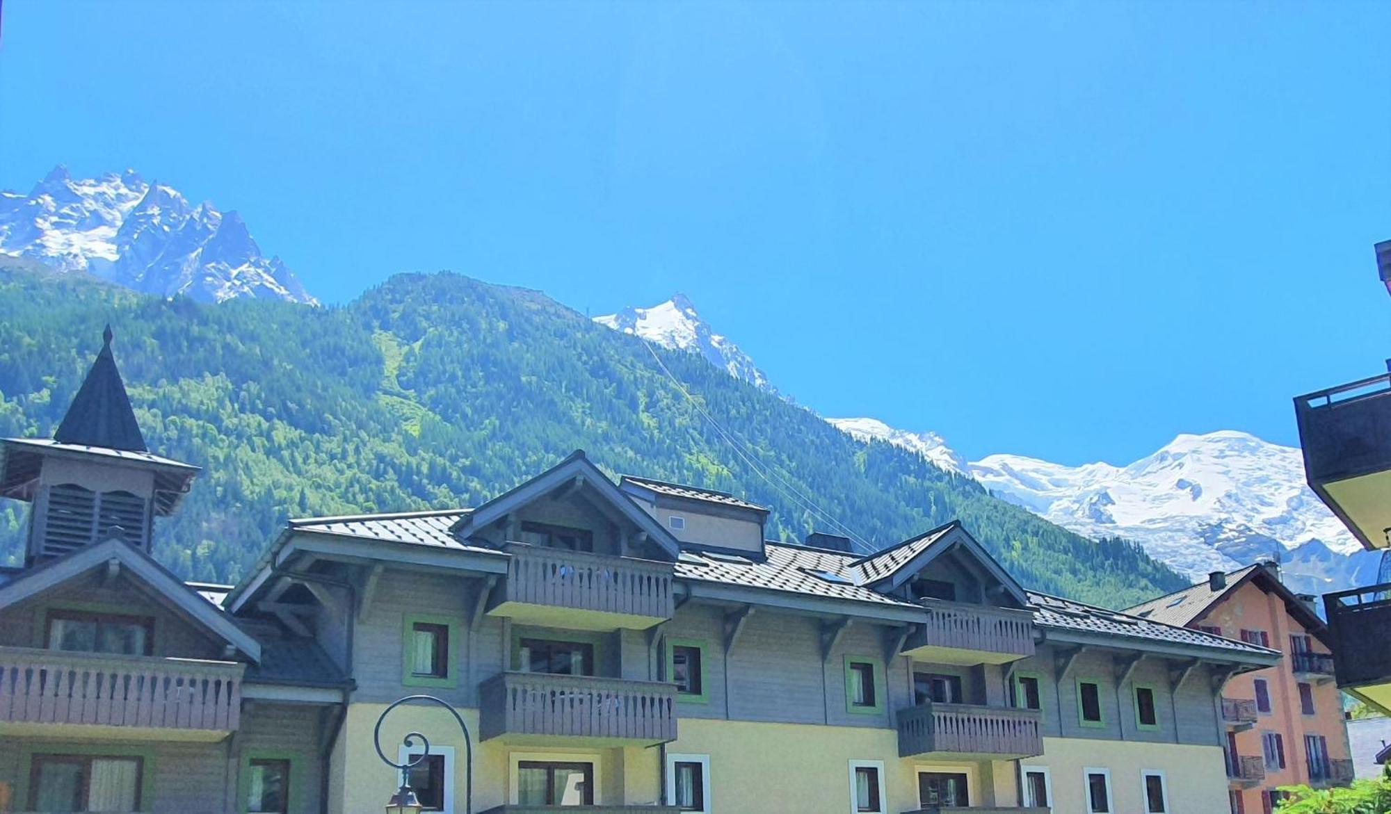 La Ginabelle Vue Montblanc 4 Personnes Lägenhet Chamonix Rum bild